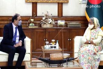 پاکستانی ہائی کمشنرکی حسینہ واجد سے ملاقات، وزیراعظم کاخیر سگالی کا پیغام پہنچایا