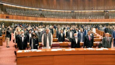 پارلیمنٹ کا مشترکہ اجلاس: انتخابات ترمیمی بل پر ووٹنگ کی تحریک کثرت رائے سے منظور