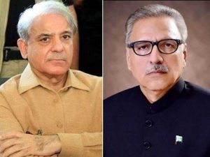 صدرمملکت وزیراعظم شہباز شریف کو اعتماد کا ووٹ لینے کا کہہ سکتے ہیں، ذرائع