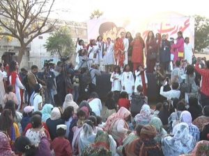 کراچی میں عالمی یوم خواتین کی مناسبت سے عورت مارچ
